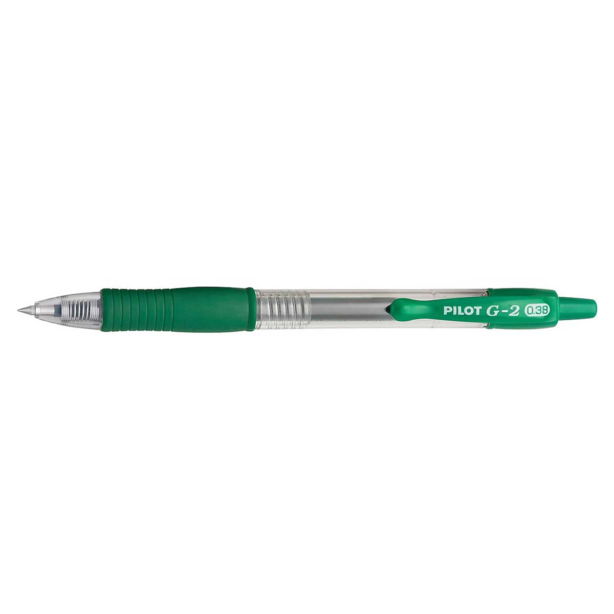 Pilot G2 Ultra Fine Green Gel Pen, 0.38 Retractable with Comfort Grip  Pilot Gel Ink Pens