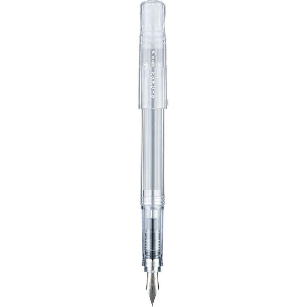 Pilot Kakuno Clear Demonstrator Fountain Pen Extra Fine