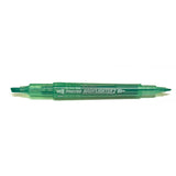 Pilot Marklighter2 Emerald Dual Tip Highlighter  Pilot Highlighters