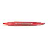 Pilot Marklighter2 Red Dual Tip Highlighter  Pilot Highlighters