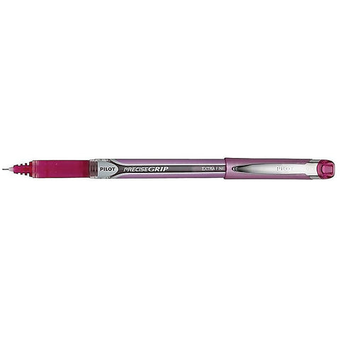 Pilot Precise Grip, Needle Point, Rubber Grip, Pink Liquid Ink Rollerball Pen Extra Fine  Pilot Rollerball Pens
