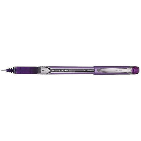 Pilot Precise Grip, Needle Point, Rubber Grip, Purple Liquid Ink Rollerball Pen Extra Fine  Pilot Rollerball Pens