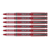 Pilot Precise V5 Red Extra Fine Rolling Ball Pen 0.5mm Pack of 6  Pilot Rollerball Pens