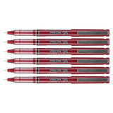 Pilot Precise V5 Red Extra Fine Rolling Ball Pen 0.5mm Pack of 6