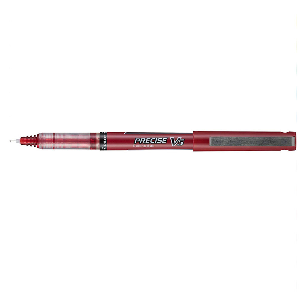 Pilot Precise V5 Red Extra Fine Rolling Ball Pen 0.5mm  Pilot Rollerball Pens