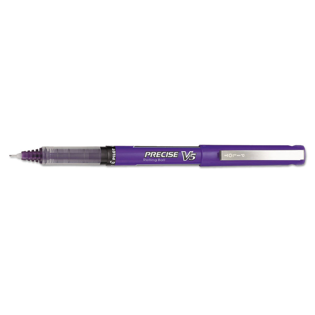 Pilot Precise V5 Purple Extra Fine Rolling Ball Pen 0.5mm  Pilot Rollerball Pens