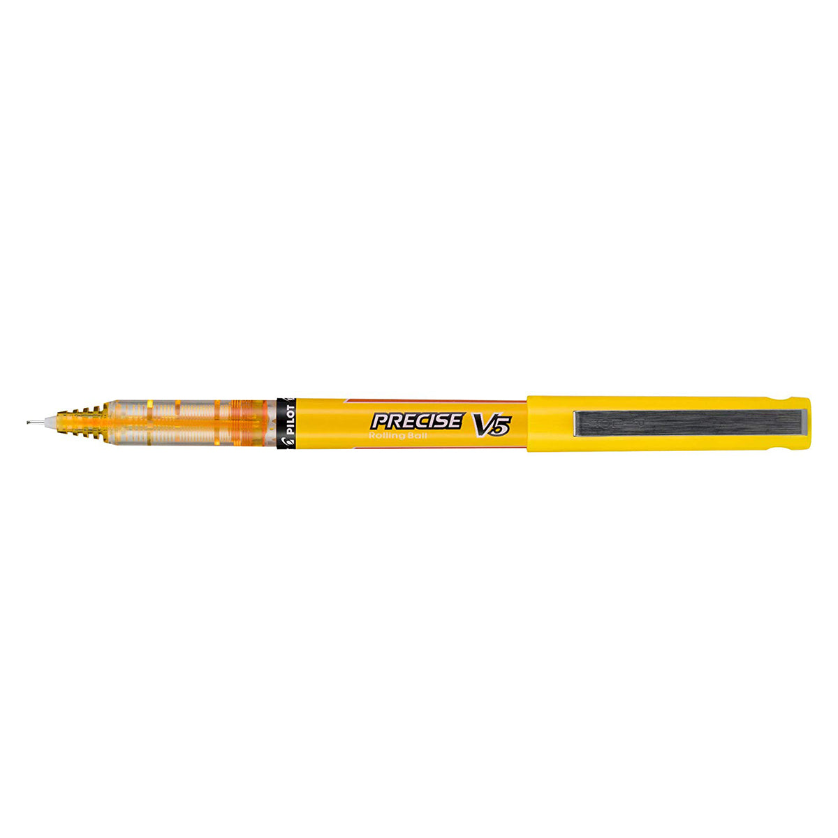 Pilot Precise V5 Extra Fine Yellow Rolling Ball Pen 0.5mm Pack of 6  Pilot Rollerball Pens