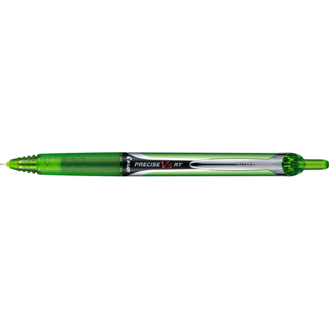 Pilot Precise V5 RT Light Green Extra Fine, Retractable Rollerball Pen
