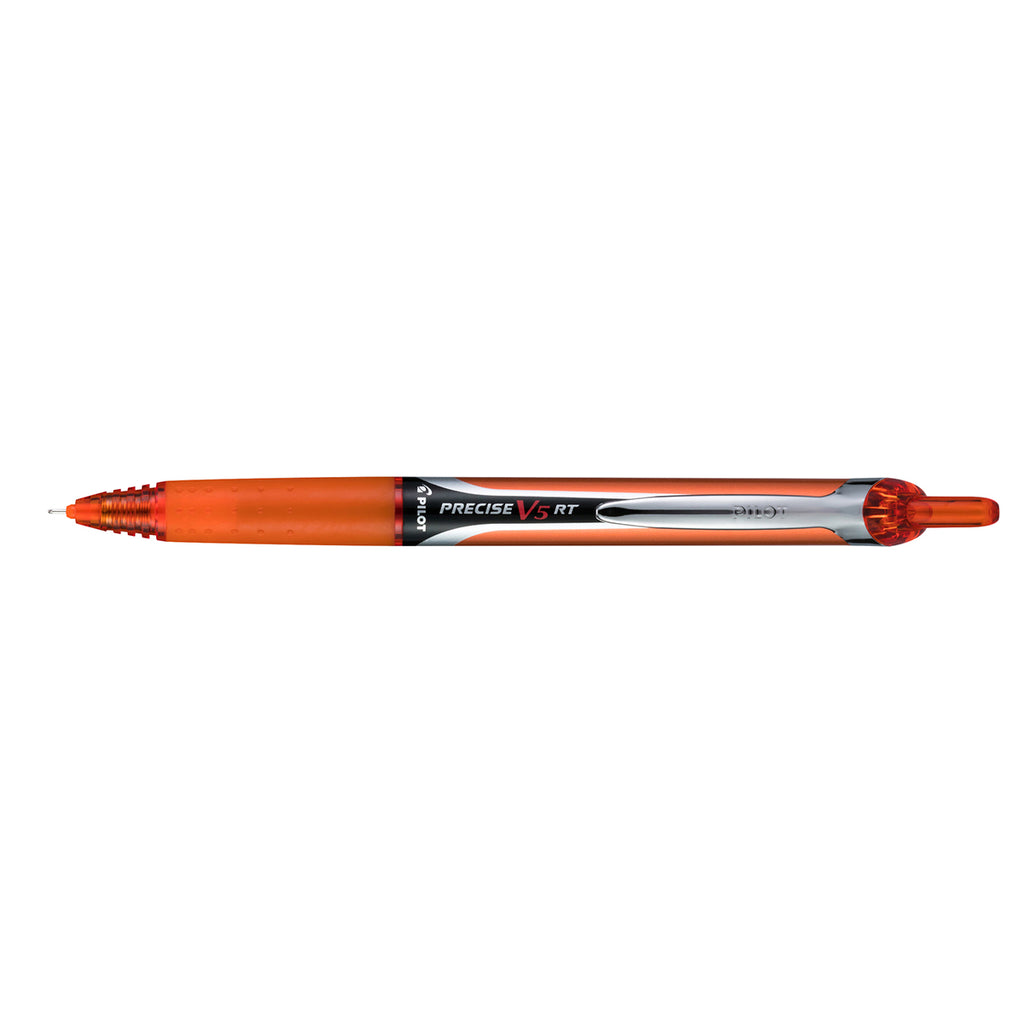 Pilot Precise V5 RT Orange Extra Fine, Retractable Rollerball Pen