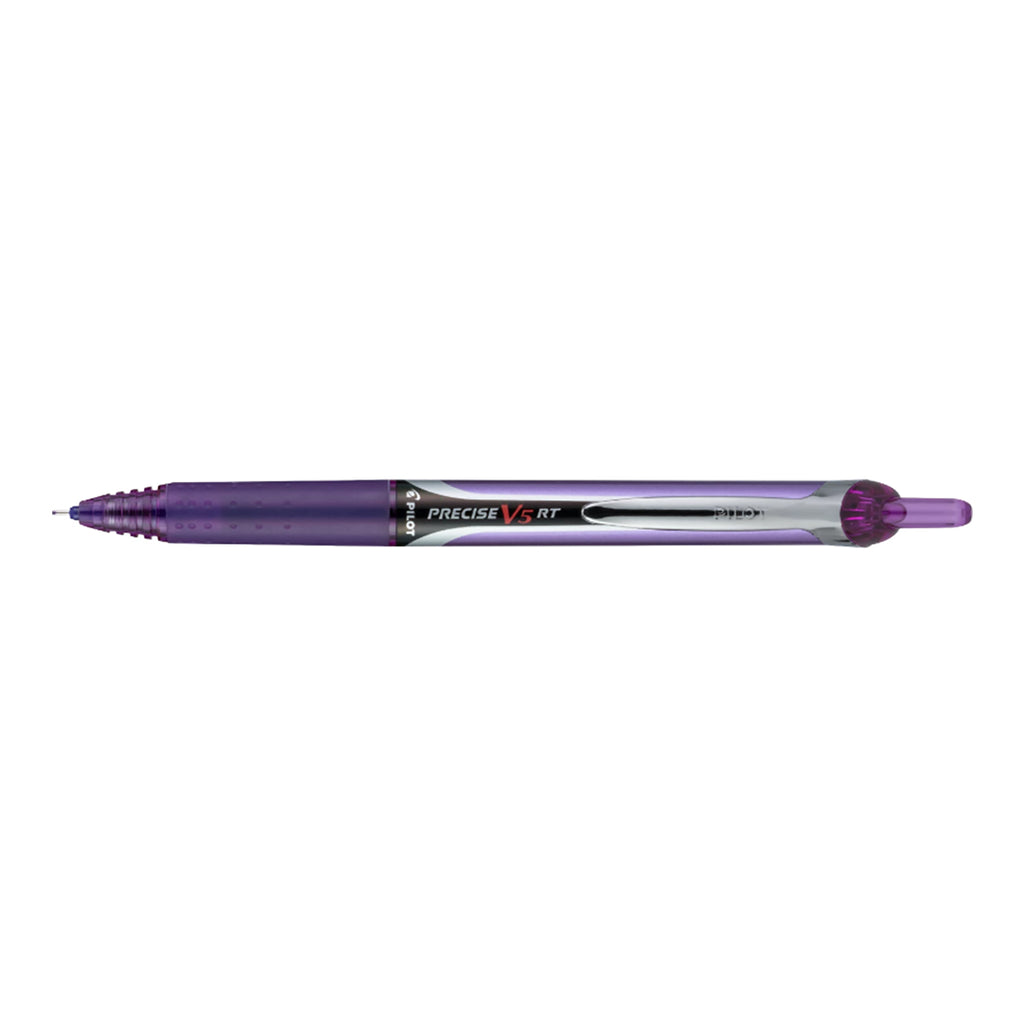 Pilot Precise V5 RT Purple Extra Fine, Retractable Rollerball Pen  Pilot Rollerball Pens