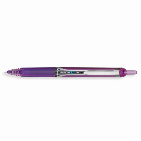 Pilot Precise V7 RT Purple Fine, Retractable Rollerball Pen 26071  Pilot Rollerball Pens