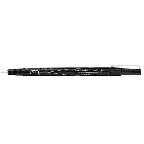 Prismacolor Illustration Fine Line Marker 01 Black  Prismacolor Fineliner Pens
