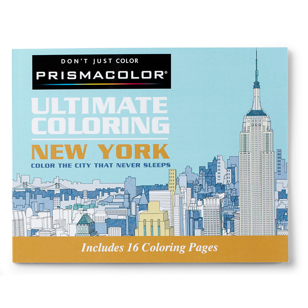 Prismacolor New York Adult Coloring Book, 16 Pages  Prismacolor Pencils