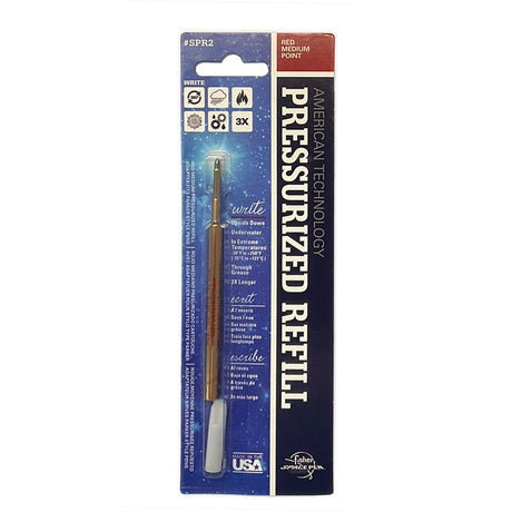 Fisher Space Parker Style Ballpoint Refill, Red Medium  Fisher Ballpoint Refills