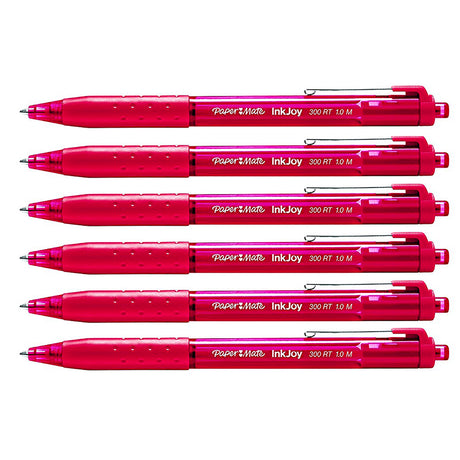 Retractable Ballpoint Pens Red Papermate 6 Count  Paper Mate Ballpoint Pen