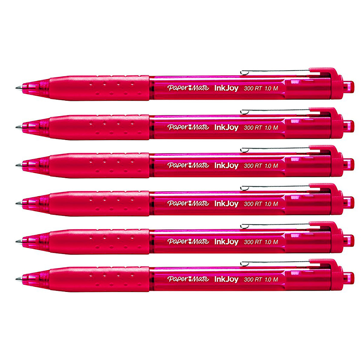 Retractable Ballpoint Pens Red Papermate 6 Count  Paper Mate Ballpoint Pen