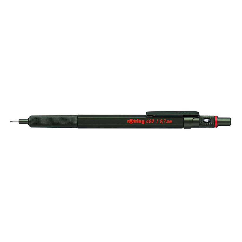 Rotring 600 Green, Full Metal Mechanical Pencil 0.7  Rotring Pencil