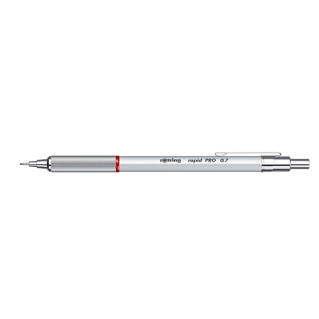 Rotring Rapid Pro 0.7mm Mechanical Pencil Silver  Rotring Pencil