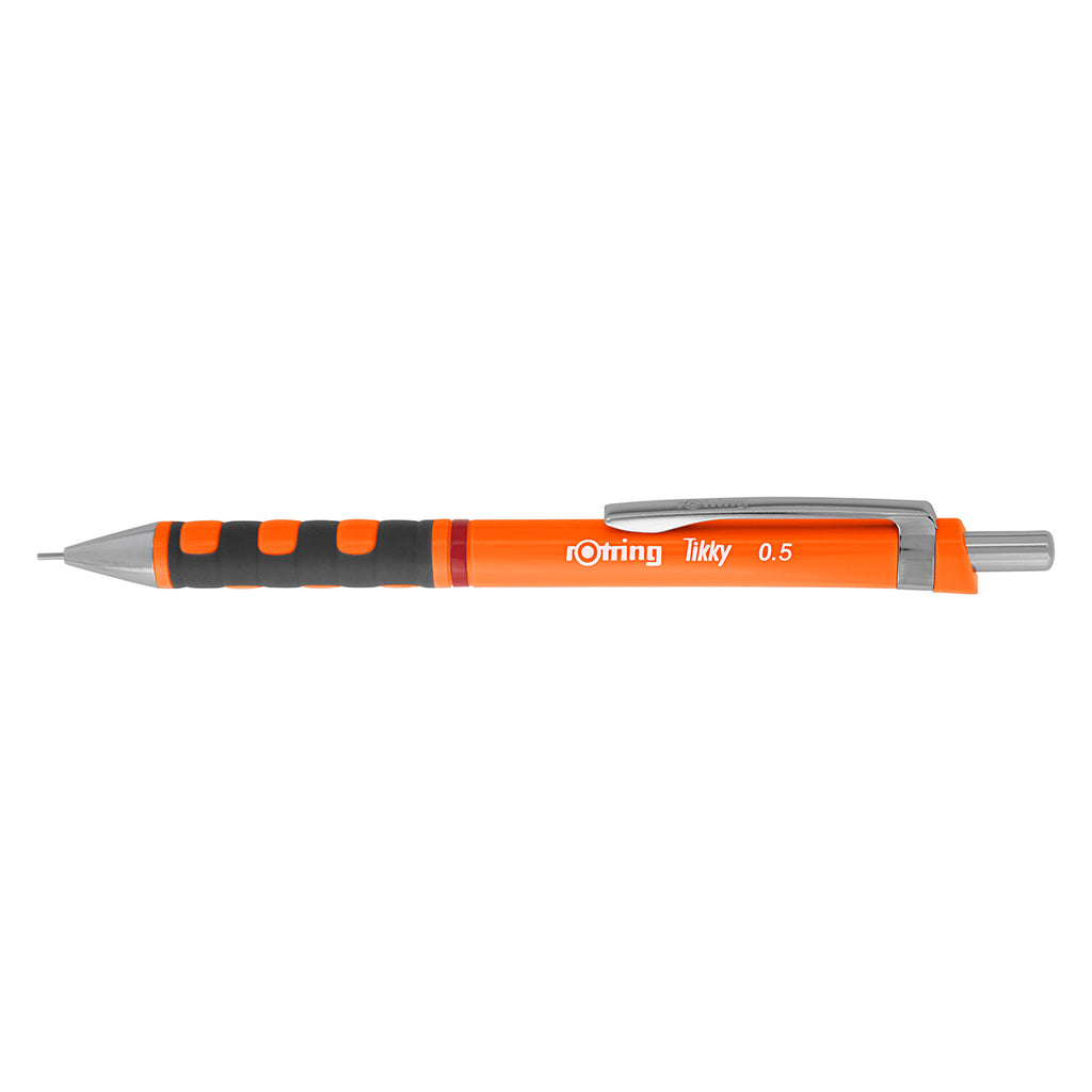 Rotring Tikky Neon Orange 0.5MM Mechanical Pencil, Black Lead  Rotring Pencils