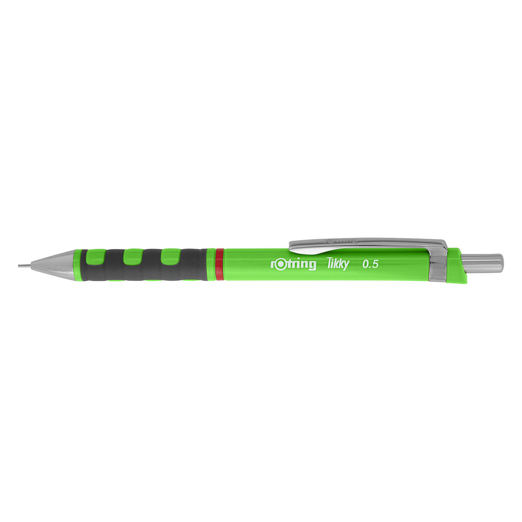 Rotring Tikky Dark Neon Green 0.5MM Mechanical Pencil, Black Lead  Rotring Pencils
