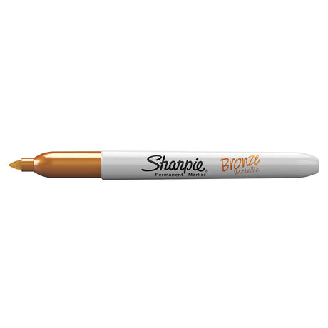 Sharpie Metallic Bronze Fine Permanent Marker Sold Individually  Sharpie Markers