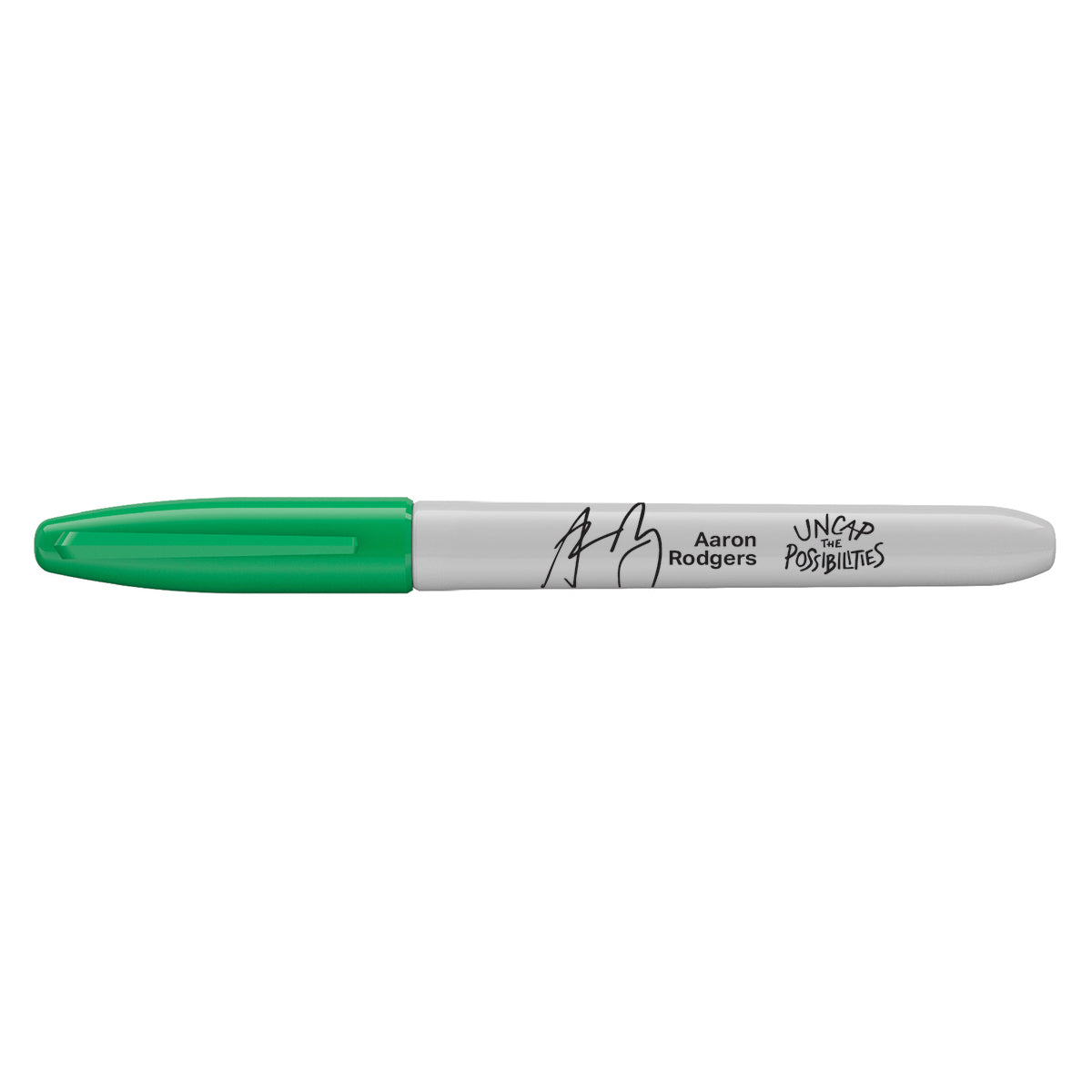 Sharpie Aaron Rodgers Signature Green Fine Point Marker  Sharpie Markers