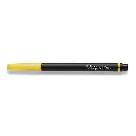 Sharpie Art Pen Yellow, Archival Ink Pen, Fine Point, Non BleedingPens and Pencils