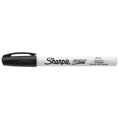 Sharpie Paint Marker Black Fine Point, Oil Based  Sharpie Markers