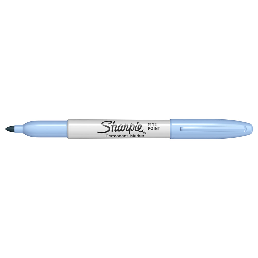 Sharpie Splash Color Blue Ice Fine Point Permanent Marker, Sold Individually  Sharpie Markers