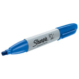Sharpie Blue Chisel Tip Permanent Marker Sold Individually  Sharpie Markers
