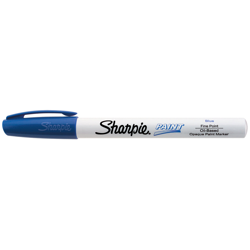 Sharpie Blue Paint Marker, Fine Point, Oil Based  Sharpie Markers