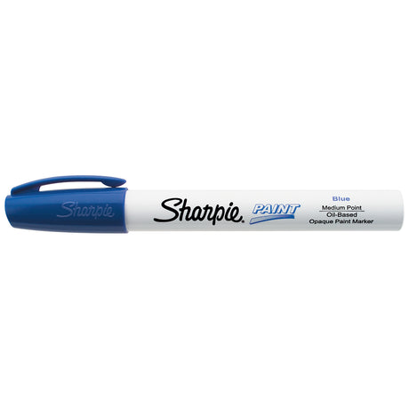 Sharpie Blue Paint Marker Medium Point Oil Based  Sharpie Markers