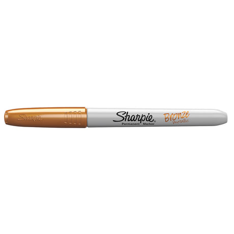 Sharpie Metallic Bronze Fine Permanent Marker Sold Individually  Sharpie Markers