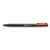 Sharpie Art Pen Brown, Fine Tip  Sharpie Felt Tip Pen
