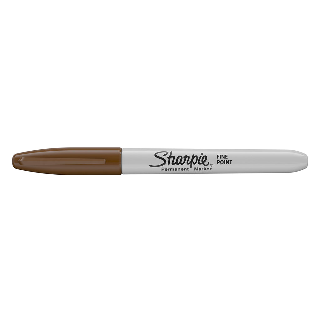 Sharpie Permanent Marker Fine Brown - Wet Paint Artists' Materials