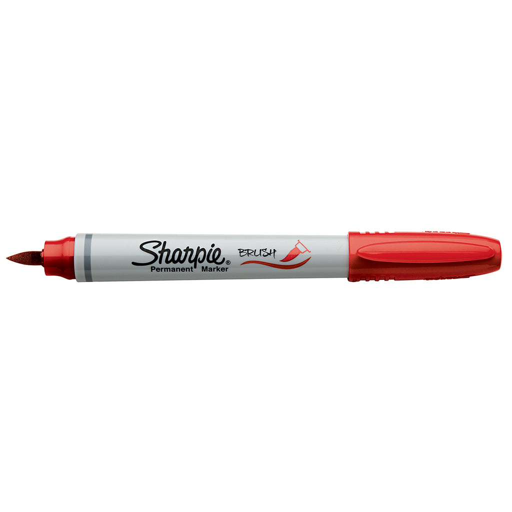 Sharpie Brush Tip Markers Red  Sharpie Brush Tip Markers