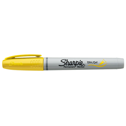Sharpie Brush Tip Pen, Yellow