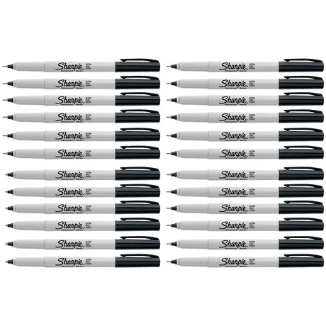 Sharpie Bulk Markers Ultra Fine Point Black Bulk Pack of 24  Sharpie Markers