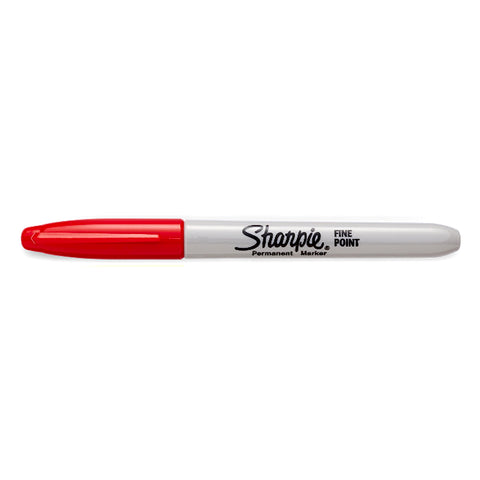 Sharpie Racey Red Limited Edition Color Burst Fine Permanent Marker  Sharpie Markers