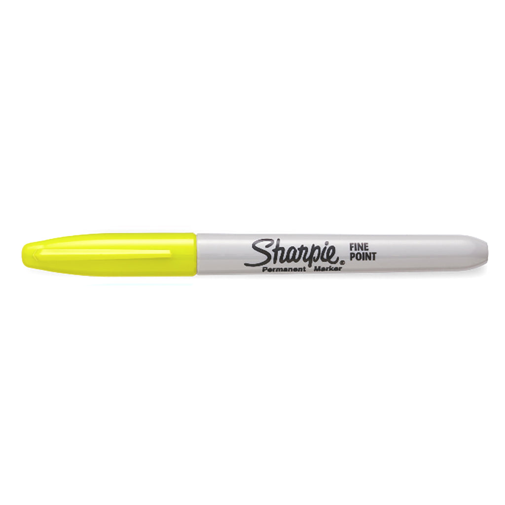 Sharpie Supersonic Yellow Limited Edition Color Burst Fine Point Permanent Marker  Sharpie Markers