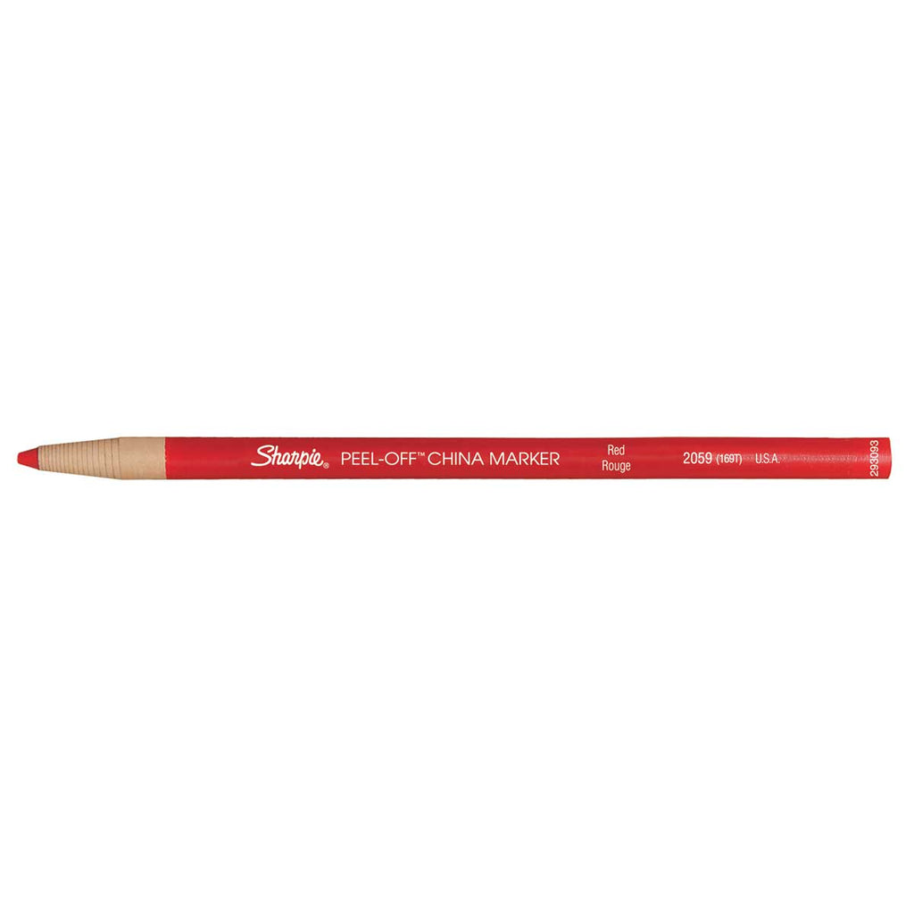 Sharpie Peel-Off China Marker Red 2059  Sharpie Markers &amp; Highlighters