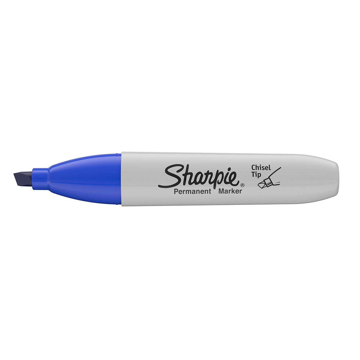 Sharpie Blue Chisel Tip Permanent Marker Sold Individually  Sharpie Markers