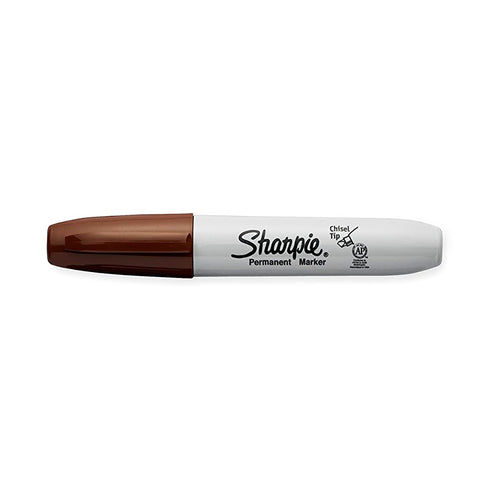 Sharpie Chisel Point Brown Permanent Marker Sold Individually  Sharpie Markers