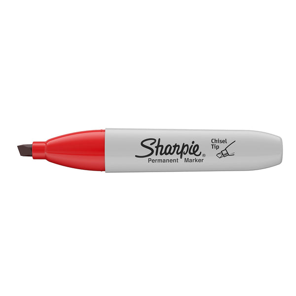 Sharpie Chisel Tip Red Permanent Marker Sold Individually