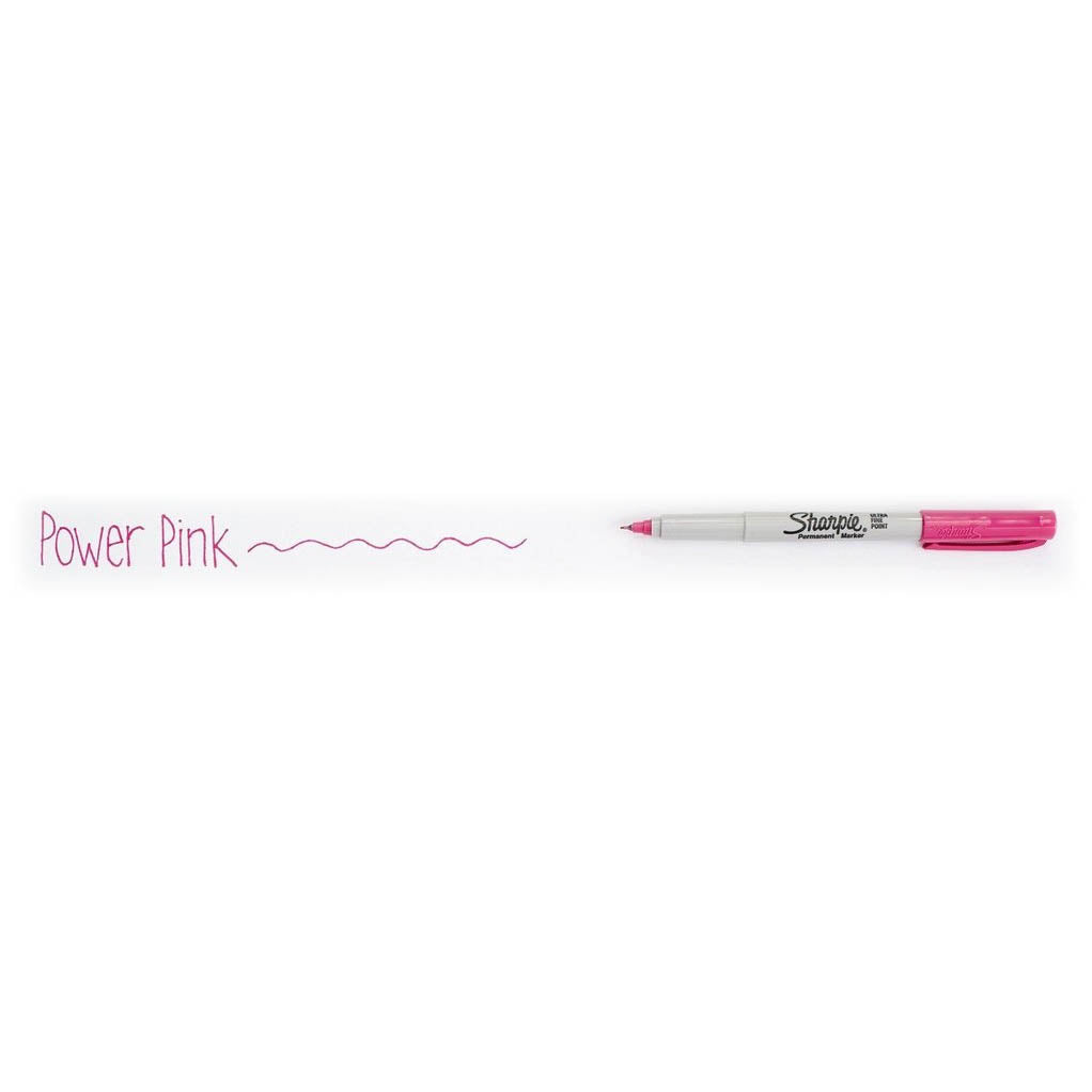Sharpie Power Pink Limited Edition Color Burst Ultra Fine Point Permanent Marker Power Pink Sold Individually  Sharpie Markers