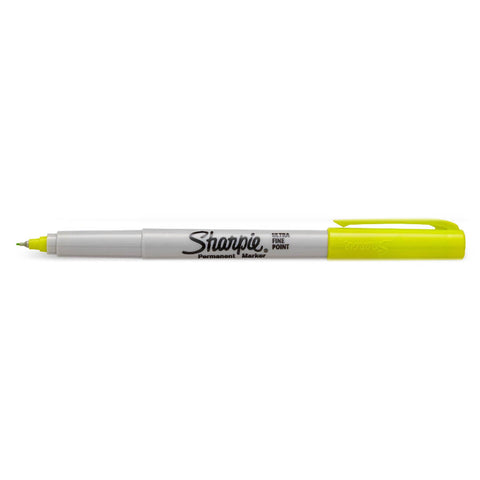 sharpie ultra fine yellow super sonic marker