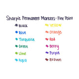 Sharpie Retractable Navy Fine Point Permanent Marker  Sharpie Markers