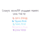 Sharpie Limited Edition Electro Pop Techno Blue Ultra Fine Point Permanent Marker Sold Individually  Sharpie Markers