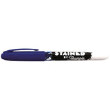 Sharpie Blue Fabric Marker, Brush Tip, Stained By Sharpie
