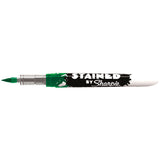 Sharpie Green Fabric Marker, Brush Tip, Stained By Sharpie  Sharpie Fabric Markers